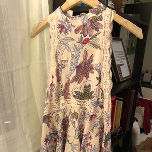[Free People] Floral Slip Minidress